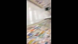 Public blowjob while buying birthdays card for the cuckold